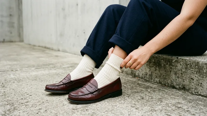 Quelles chaussettes avec des mocassins femme ? Le guide